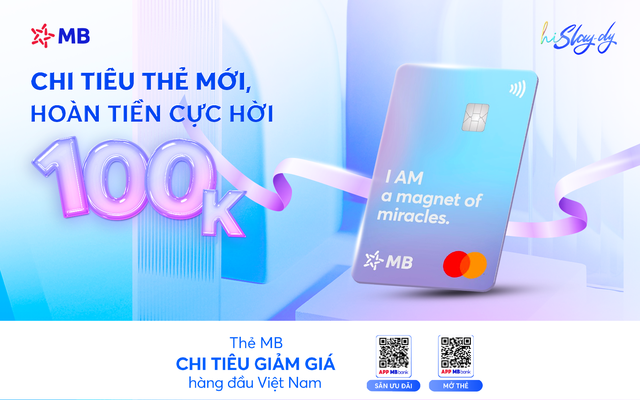 Độc lạ với thẻ MB Mastercard Hi Slay-dy, chi tiêu càng nhiều ưu đãi càng lớn - Ảnh 2.