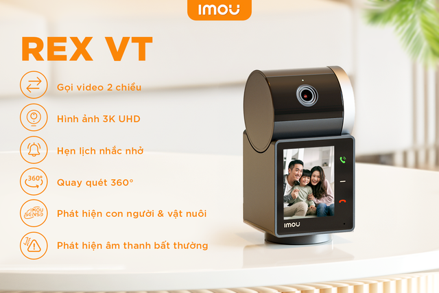 Camera IMOU Rex VT: Gọi video 2 chiều, kết nối gia đình mọi lúc mọi nơi - Ảnh 2.