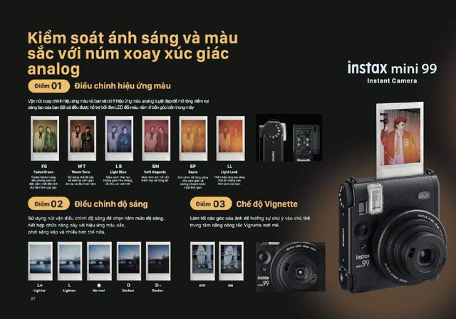 Khám phá siêu phẩm máy ảnh lấy liền Fujifilm Instax Mini 99 hot nhất mùa hè này - Ảnh 2.