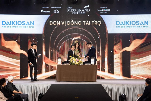 Lọc nước ion kiềm tươi Daikiosan tài trợ Miss Grand VietNam 2024, với khát vọng tôn vinh vẻ đẹp thực chất - Ảnh 1.