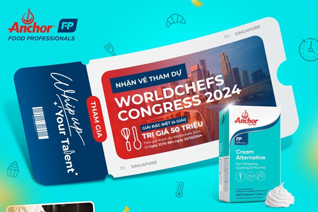 Whip Up Your Talent - Khơi mở cơ hội khám phá và giao lưu ẩm thực quốc tế tại Worldchefs Congress - Ảnh 2.