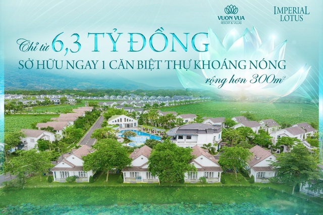 Phân khu khép kín đầu tiên tại Vườn Vua Resort &Villas thu hút giới đầu tư - Ảnh 4.