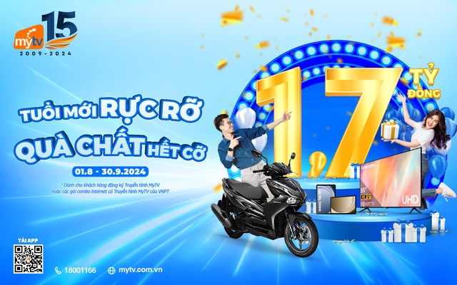 Tham gia chương trình "Tuổi mới rực rỡ - Quà chất hết cỡ" cùng MyTV- Ảnh 1.