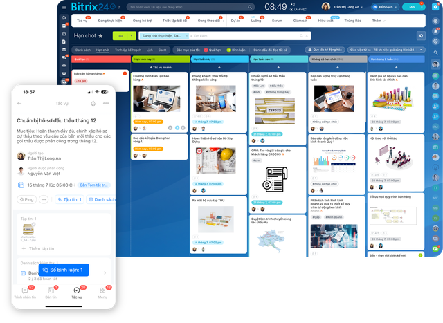 Bitrix24 - nền tảng hợp tác hoàn chỉnh để quản lý doanh nghiệp - Ảnh 3.