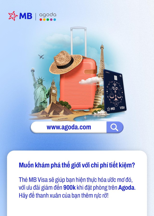 Tận hưởng hè trọn vẹn với deal chất từ thẻ MB Visa - Ảnh 2.