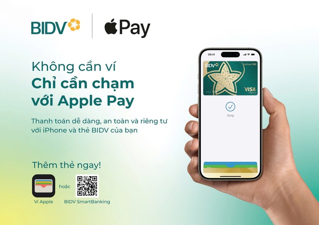 BIDV giới thiệu dịch vụ thanh toán Apple Pay đến chủ thẻ - Ảnh 2.