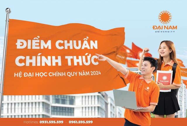 Trường đại học có quỹ học bổng 55 tỷ đồng cho tân sinh viên công bố điểm chuẩn - Ảnh 1.