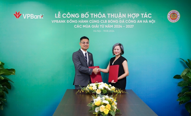 VPBank đồng hành cùng CLB Bóng đá Công an Hà Nội phát triển tài năng bóng đá trẻ - Ảnh 1.