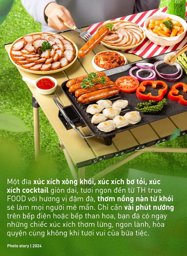 Cùng TH true FOOD biến tấu những món ăn ngon, tiện lợi cho bữa tiệc ngoài trời - Ảnh 5.