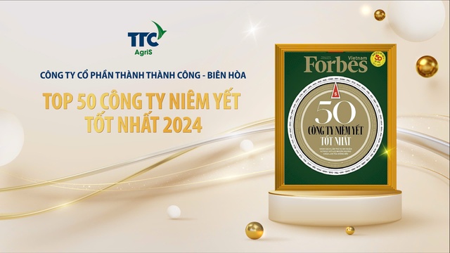 TTC AgriS tiếp tục lọt Top 50 Công ty niêm yết tốt nhất- Ảnh 1.