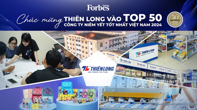 Thiên Long vào top 50 Doanh nghiệp niêm yết tốt nhất Việt Nam - Ảnh 1.