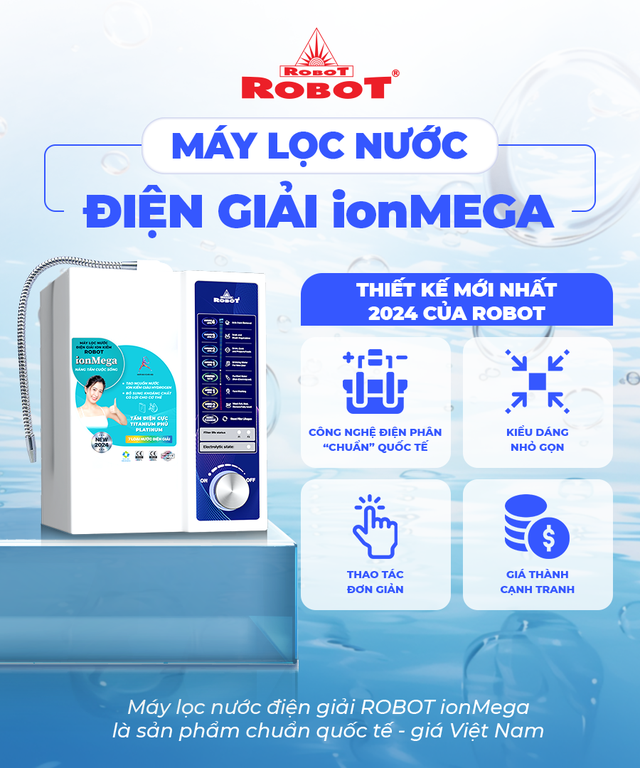 Những lợi ích khi đổi máy lọc nước, dùng máy lọc nước điện giải ROBOT- Ảnh 2.