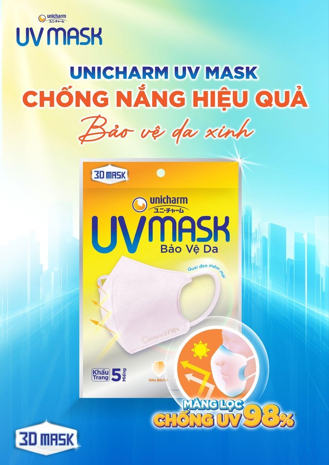 Diana Unicharm ra mắt khẩu trang chống nắng, cản 98% tia UV: “Chân ái” mùa du lịch nghỉ lễ đây rồi! - Ảnh 2.