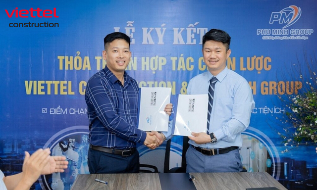 Phú Minh Group hợp tác với Viettel Construction hướng đến sự phát triển bền vững- Ảnh 1.