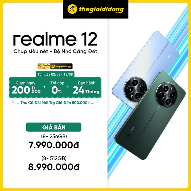 Cách realme 12 chinh phục người dùng mùa back-to-school tại Thế Giới Di Động - Ảnh 4.