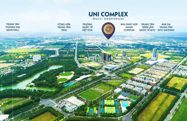 Nhịp sống đô thị không ngừng tại phố thương mại Uni Complex - Ảnh 1.