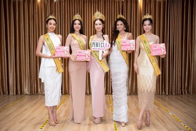 Perfect Eo đồng hành cùng Top 5 trong buổi chụp hình Miss Grand Vietnam 2024 - Ảnh 1.