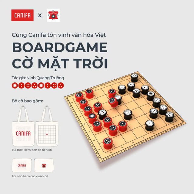 Tôn vinh văn hoá Việt, Canifa giới thiệu sản phẩm lấy cảm hứng từ Boardgame Cờ Mặt Trời - Ảnh 3.