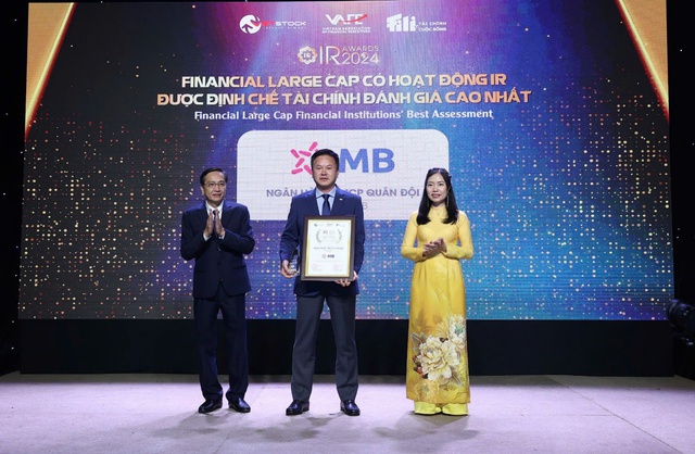 MB nhận ‘cú đúp’ giải thưởng tại IR Awards 2024 - Ảnh 1.