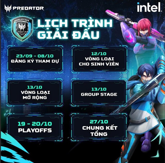 Giải đấu Predator League 2025 và vòng loại chính thức tại Việt Nam bắt đầu - Ảnh 2.