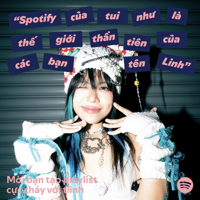 tlinh kết hợp với Spotify kêu gọi fan phá kỷ lục thế giới với playlist “This is 1000 LINH’s” - Ảnh 2.