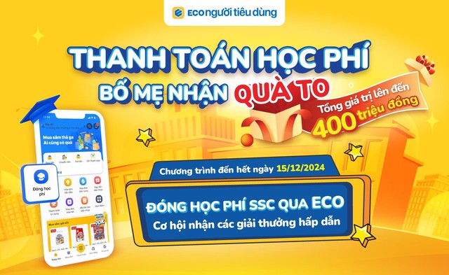 Dễ dàng thanh toán học phí với ECO Người Tiêu Dùng: Cơ hội nhận quà hấp dẫn tổng trị giá lên đến 400 triệu đồng - Ảnh 3.