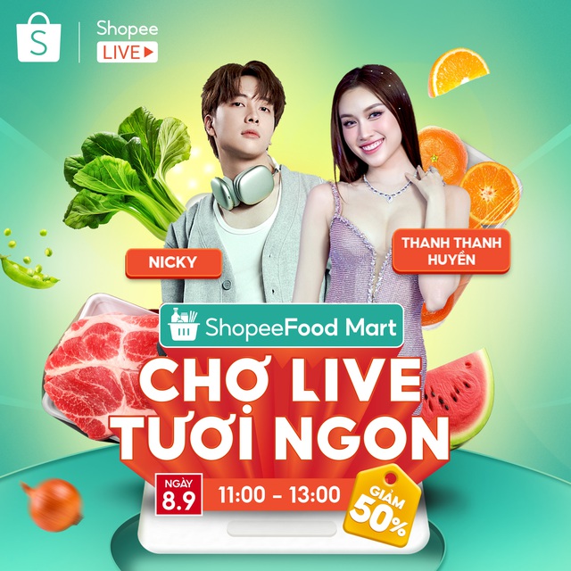 ShopeeFood Mart “bắt tay” cùng 6 thương hiệu tung deal độc quyền giảm đến 50% - Ảnh 1.