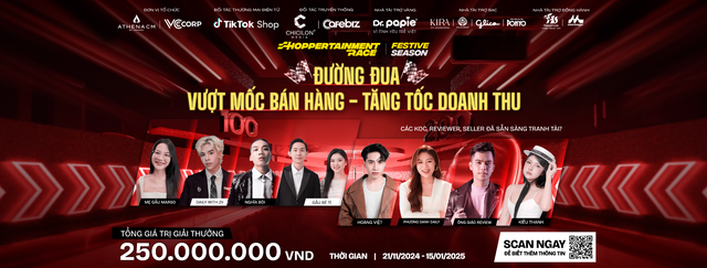 Shoppertainment Race Festive: Khởi động đường đua Vượt mốc bán hàng - Tăng tốc doanh thu mùa lễ hội 2024 - Ảnh 1.