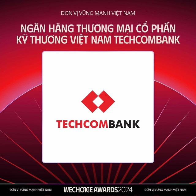 Techcombank được vinh danh “Đơn vị vững mạnh” tại WeChoice Awards 2024 vì đóng góp tích cực cho cộng đồng - Ảnh 2.