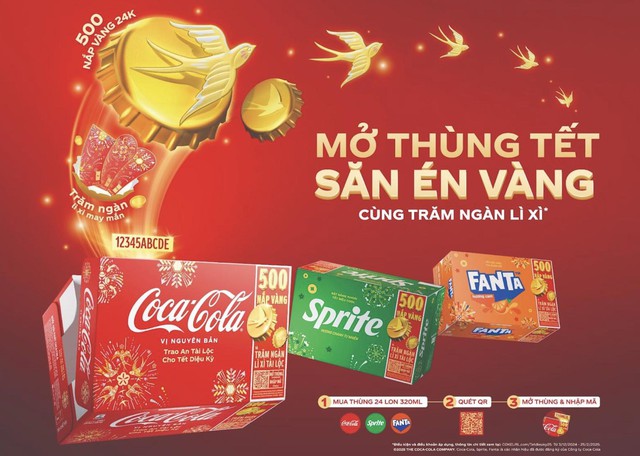 Coca-Cola khởi động chiến dịch Tết 2025: Trao Tâm Ý, Gắn Kết Tết Diệu Kỳ - Ảnh 2.