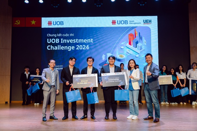 Đội Greenstone lên ngôi quán quân UOB Investment Challenge 2024: Chiến lược đầu tư xuất sắc dẫn đầu cuộc đua kịch tính - Ảnh 1.