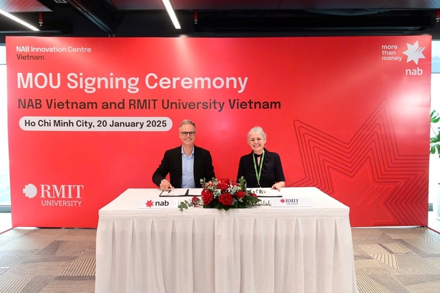 NAB Việt Nam và Đại học RMIT Việt Nam ký kết biên bản ghi nhớ (MOU) về Chiến lược phát triển nguồn nhân lực công nghệ tương lai - Ảnh 1.