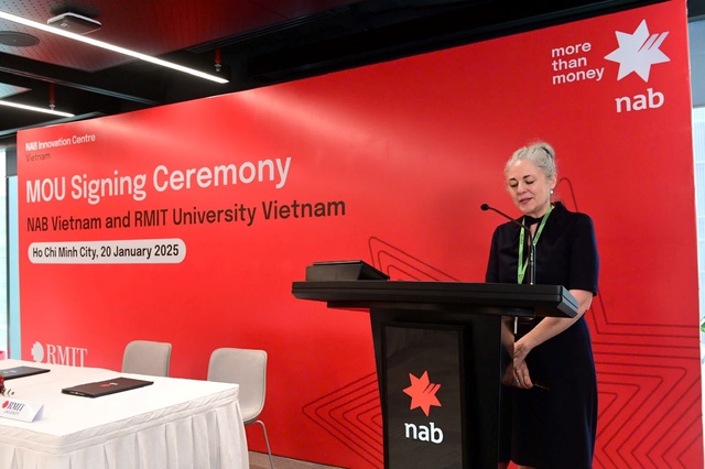 NAB Việt Nam và Đại học RMIT Việt Nam ký kết biên bản ghi nhớ (MOU) về Chiến lược phát triển nguồn nhân lực công nghệ tương lai - Ảnh 4.