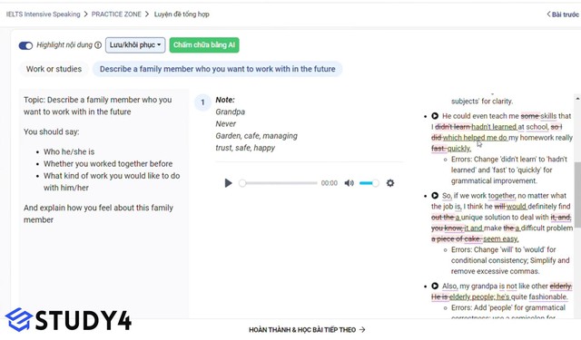 STUDY4 mang đến bước tiến mới trong việc áp dụng AI vào luyện thi IELTS - Ảnh 2.