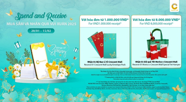 Đón xuân rộn ràng giữa khu vườn tràn ngập sắc hoa tại Crescent Mall - Ảnh 4.