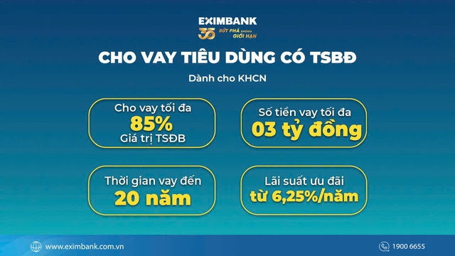 Tài chính linh hoạt, tổ ấm trong tầm tay cùng Eximbank - Ảnh 1.