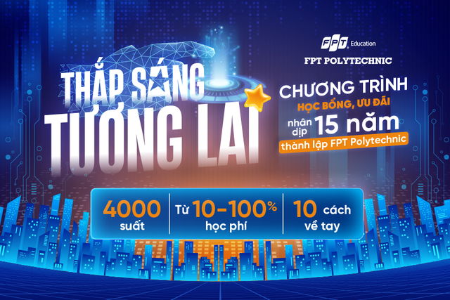 FPT Polytechnic triển khai quỹ học bổng lớn, thắp sáng tương lai thế hệ trẻ - Ảnh 1.