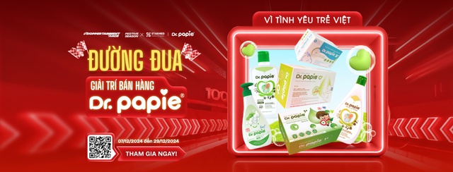 Dr.Papie “tiếp lửa” cho đại lý đạt giải Ngôi sao tăng trưởng tại Shoppertainment Race Festive Season 2024 - Ảnh 1.