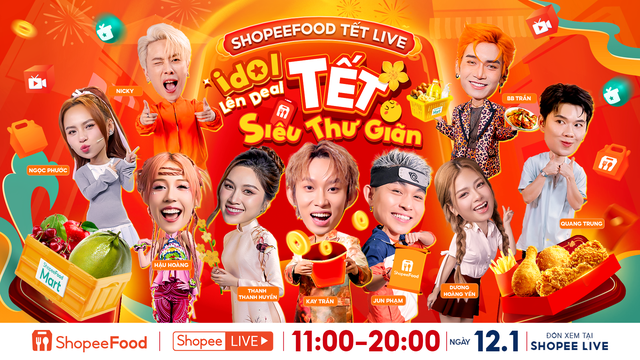 ShopeeFood “bùng nổ” năm mới với chuỗi chương trình ưu đãi giảm giá hấp dẫn kết hợp yếu tố giải trí đặc sắc - Ảnh 3.