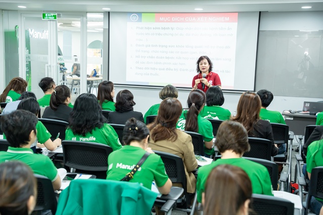 Tư vấn viên bảo hiểm Manulife được đào tạo kiến thức sức khỏe cộng đồng- Ảnh 1.