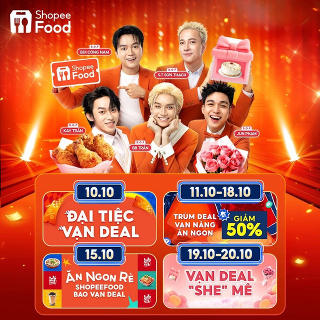 Ch&agrave;o đ&oacute;n th&aacute;ng 10 rực rỡ, ShopeeFood Khai Mở Đại Tiệc Vạn Năng với nhiều hoạt động b&ugrave;ng nổ - Ảnh 1.