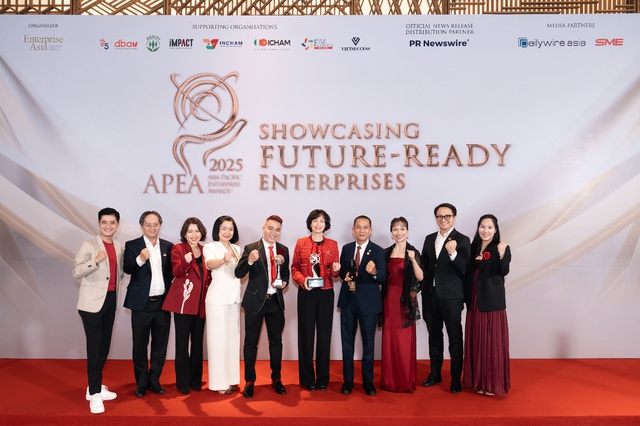 Generali Việt Nam lập “hat-trick” 03 giải thưởng tại Asia Pacific Enterprise Awards 2025 - Ảnh 1.