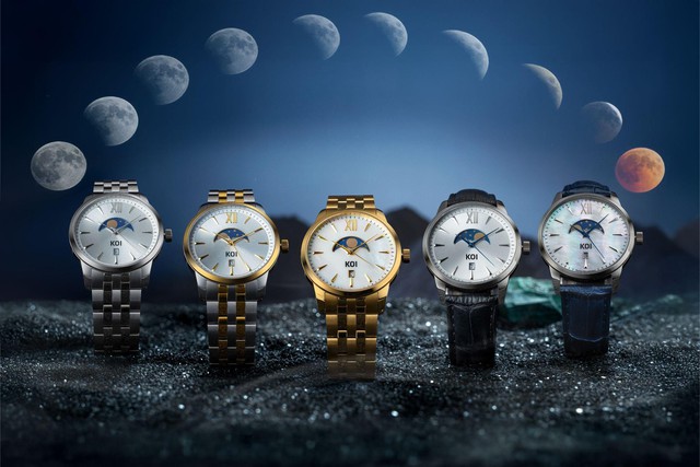 KOI Moonphase: Nghệ thuật đồng hồ phô diễn ánh trăng- Ảnh 1.