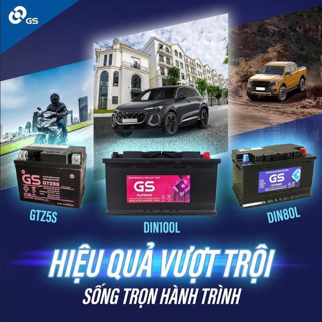 Ắc quy xe máy GS: Bền bỉ, ổn định, khởi động mạnh mẽ trên mọi cung đường- Ảnh 3.