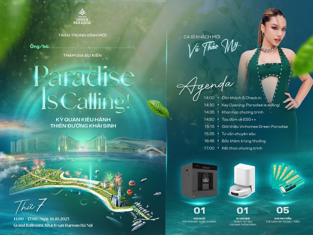 Vinhomes Green Paradise – Siêu đô thị ESG++ sẵn sàng bùng nổ với chuỗi sự kiện cuối tuần này- Ảnh 2.