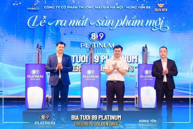 Bia Tươi 89 Platinum: Bước tiến mới trên thị trường bia tươi cao cấp- Ảnh 2.