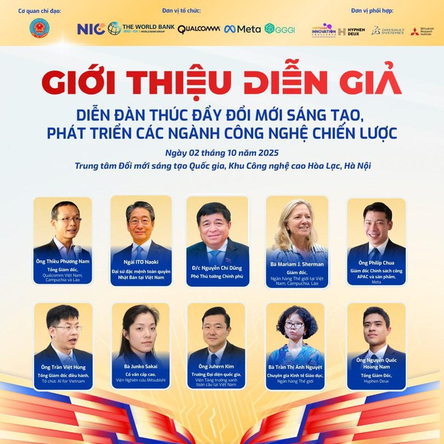 Hàng loạt lãnh đạo, chuyên gia quốc tế dự Diễn đàn công nghệ chiến lược tại NIC Hoà Lạc- Ảnh 1.