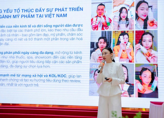 Clinicos đại diện báo cáo sự phát triển ngành mỹ phẩm Việt- Ảnh 1.