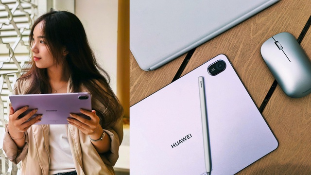 Khám phá chiếc máy tính bảng màu tím của Huawei đang nổi rần rần trên mạng xã hội- Ảnh 1.