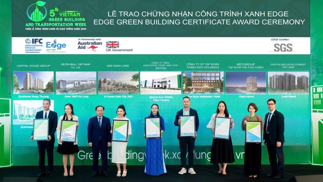 Hai dự án nhà ở xã hội của Capital House được vinh danh công trình xanh quốc tế EDGE- Ảnh 1.